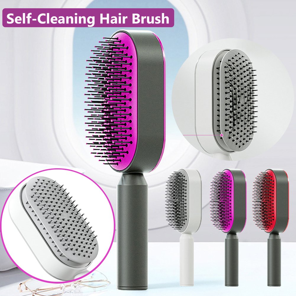 Self Cleaning Hair Brush Hair Loss Airbag Massage Comb for women