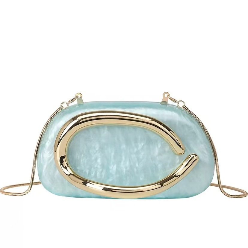 Acrylic Dinner Clutch Shoulder Crossbody Bag - Image 4