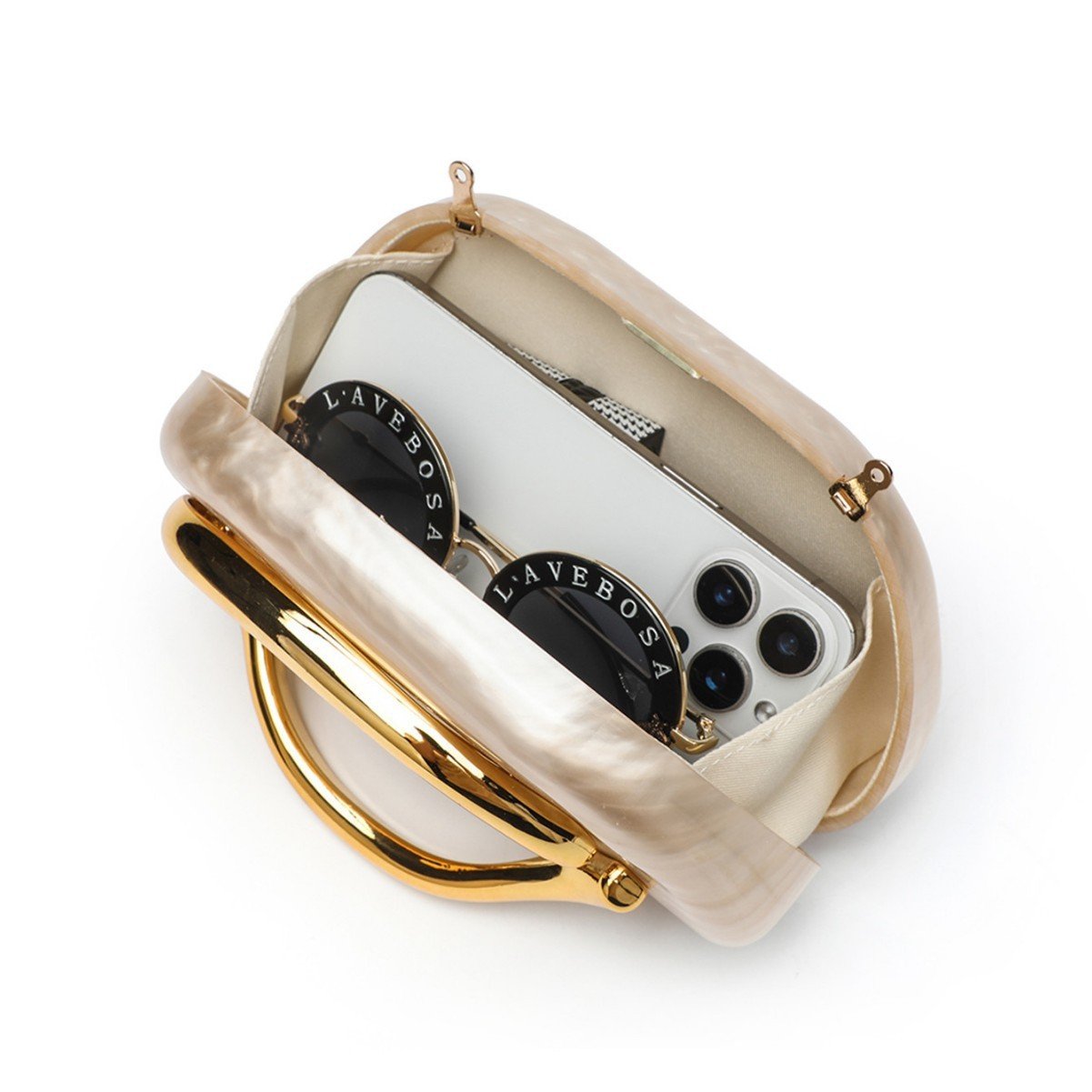 Acrylic Dinner Clutch Shoulder Crossbody Bag - Image 5